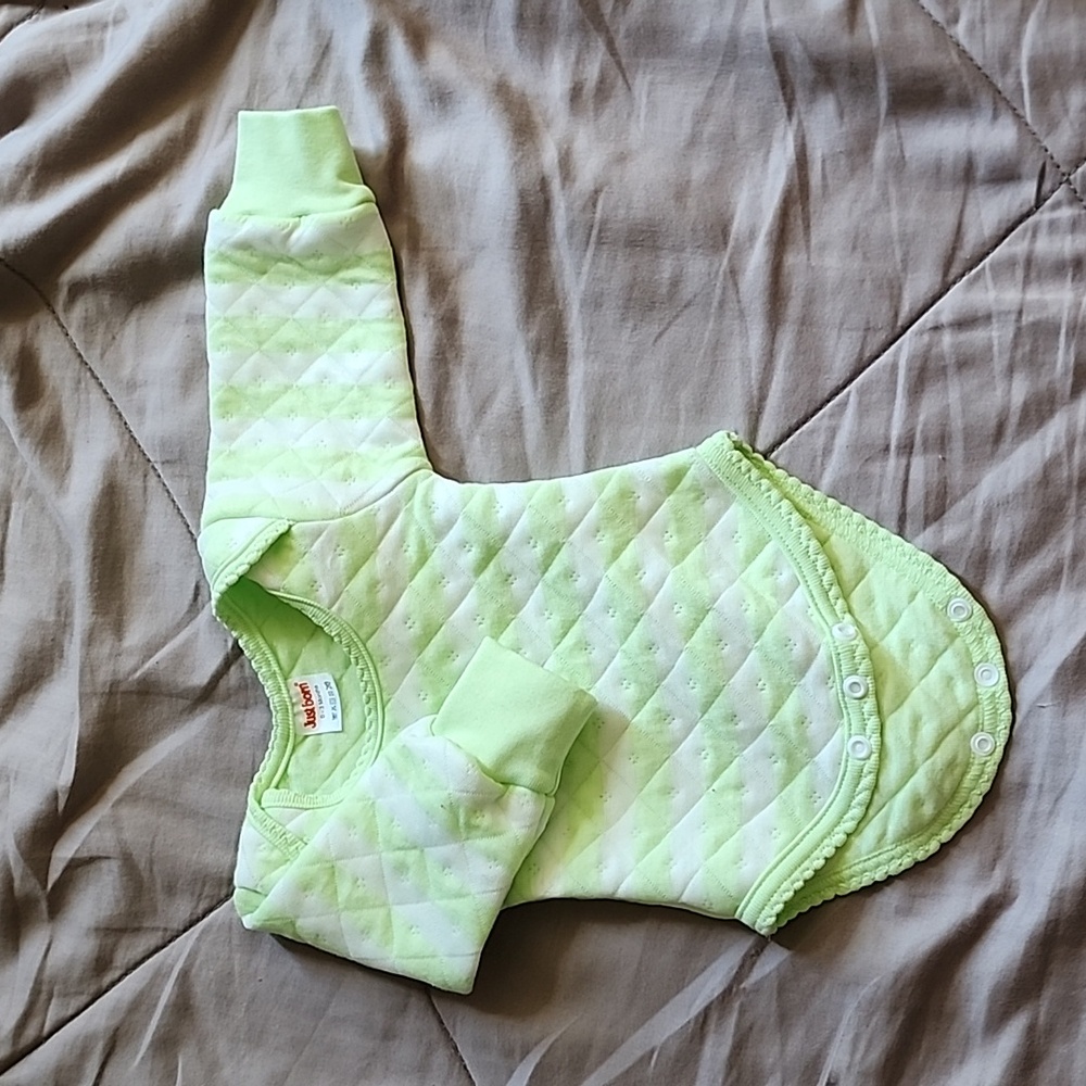 Green winter onesie